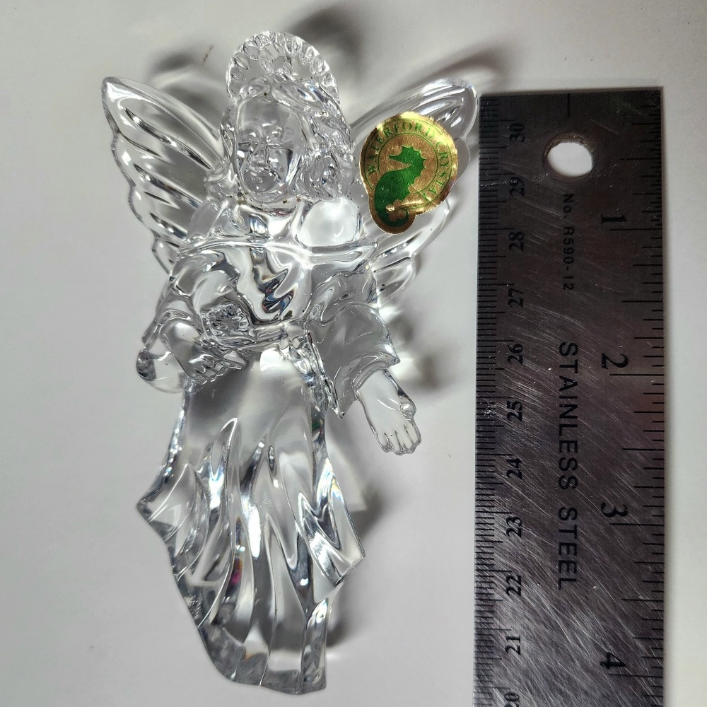 MINT-Collectable Waterford Crystal Angel Ornament